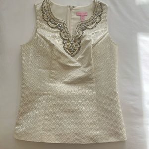 Lilly Pulitzer beaded top